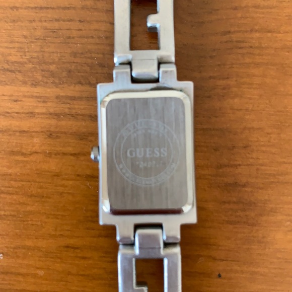 Women’s Guess Brushed Silver-Tone Watch - Picture 6 of 7
